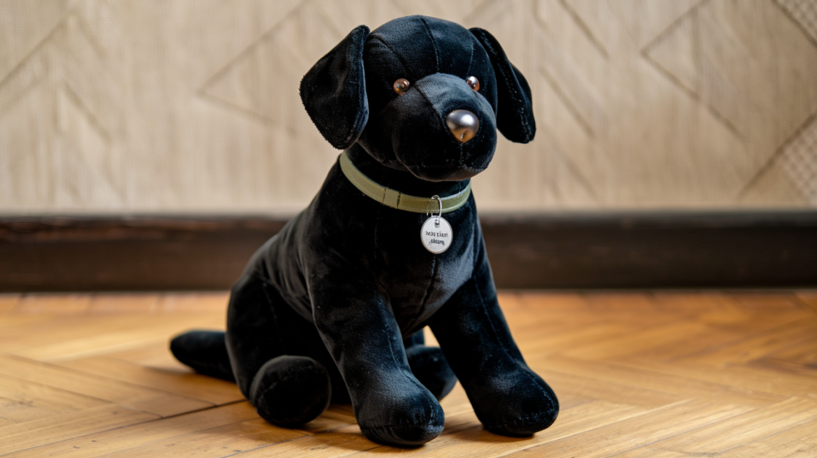 Black Labrador Retriever Stuffed Animal