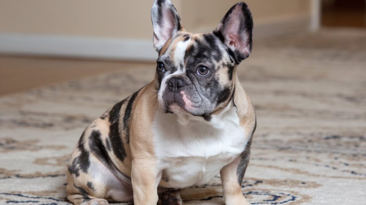 Blue Fawn Merle French Bulldog