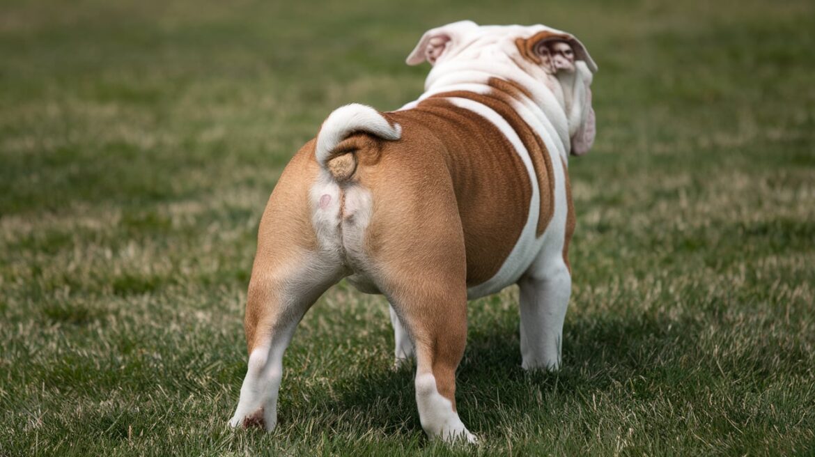 Screw Tail English Bulldog