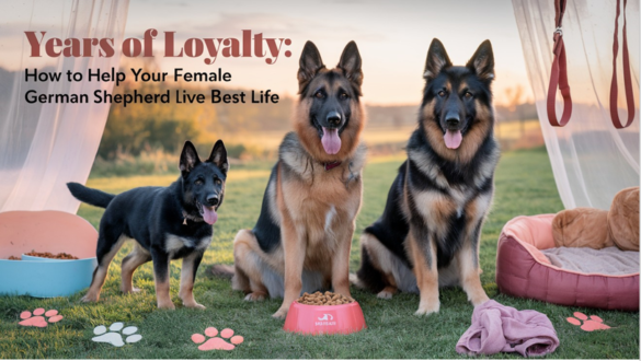 Female German shepherd